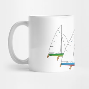 Thistle One-Design Sailboats Racing Mug